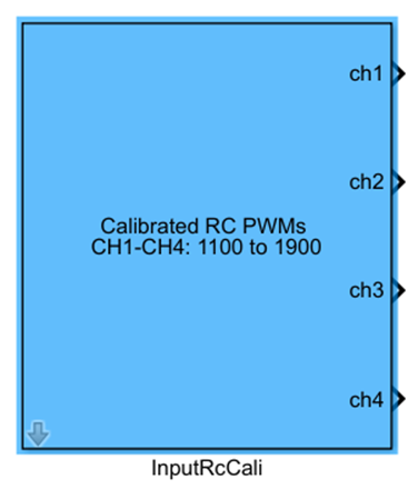 InputRcCali Module Appearance