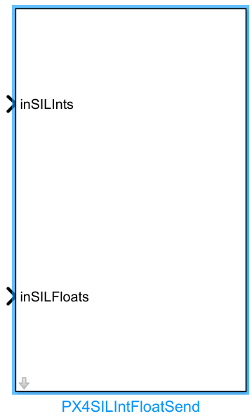 PX4SILIntFloatSend Module Appearance