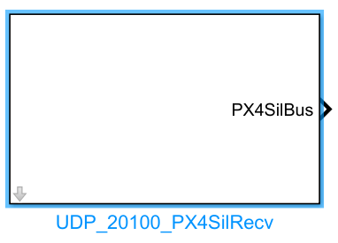 UDP_20100_PX4SilRecv Module Appearance